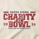 Kappa Sigma Block Lettering Charity Bowl Crewneck