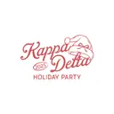 Kappa Delta Santa Hat Lettering Holiday Party Shirt