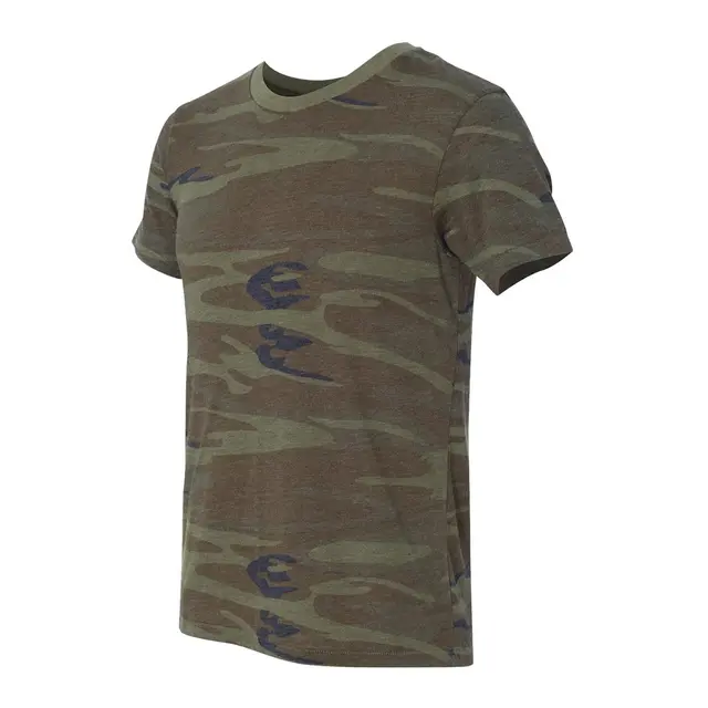 Alternative Unisex Eco-Jersey Crew aa1973 Camo Left