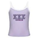 Sigma Sigma Sigma Leopard Print Text Recruitment Tank 2