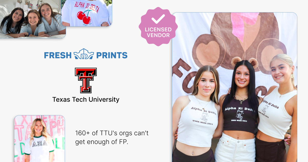 Licensed Texas Tech University Merch | Fresh Prints
