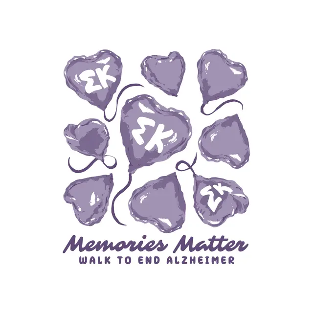 Sigma Kappa Heart Balloons Philanthropy Shirt