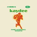 Kappa Delta Football Illustration Parents Weekend Shirt