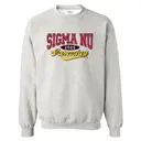 Sigma Nu Bold Distressed Game Day Crewneck 2