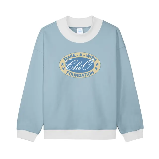 Chi Omega Oval Badge Philanthropy Sweater 2