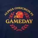 Alpha Omicron Pi Football Helmet Game Day Shirt
