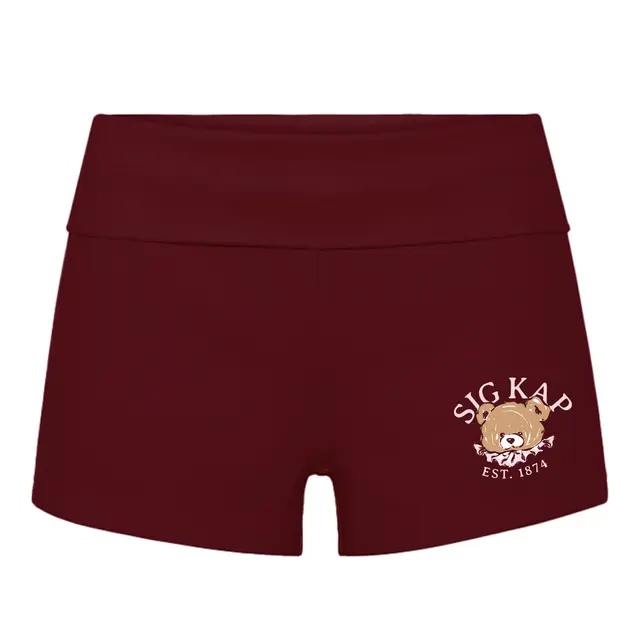 Sigma Kappa Hand Drawn Bear Rush Shorts 2
