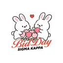 Sigma Kappa Cute Bunny and Tulip Bid Day Shirt