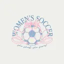 Women's Soccer Bow and Ball Graphic PR Shirt