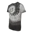 Dyenomite Ripple Pigment Dyed T-Shirt 200rp Black-Ripple Left