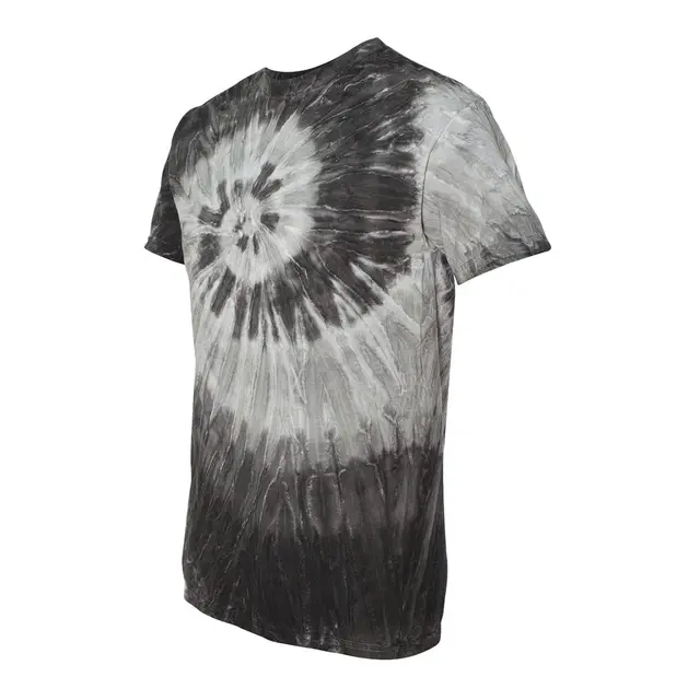 Dyenomite Ripple Pigment Dyed T-Shirt 200rp Black-Ripple Left