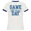 Delta Gamma Gingham Lettering Game Day Shirt 2