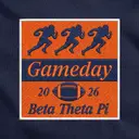 Beta Theta Pi Running Players Game Day Crewneck