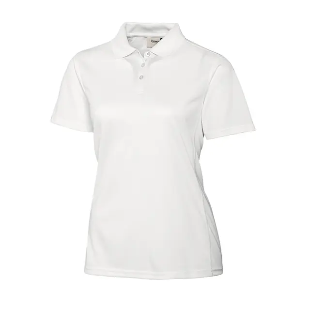 Cutter-Buck-Clique-Ice-Pique-Womens-Tech-Polo-White-Front