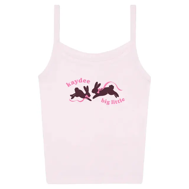 Kappa Delta Bunny Ribbon Big Little Reveal Tank 2
