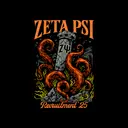 Zeta Psi Octopus and Pillar Recruitment Shirt