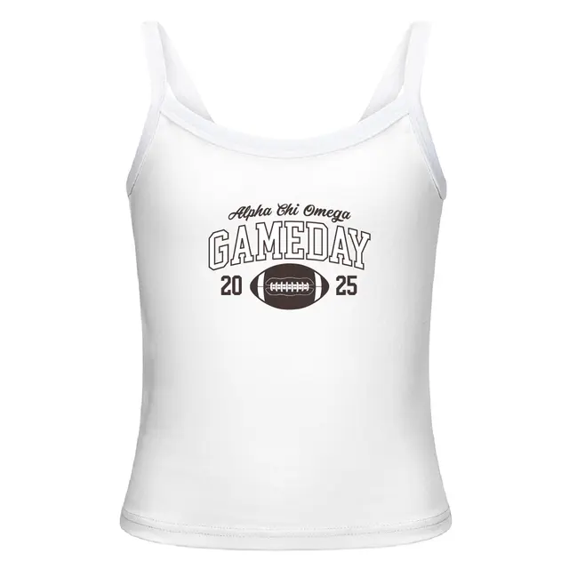 Alpha Chi Omega Football Graphic Game Day Tank 2