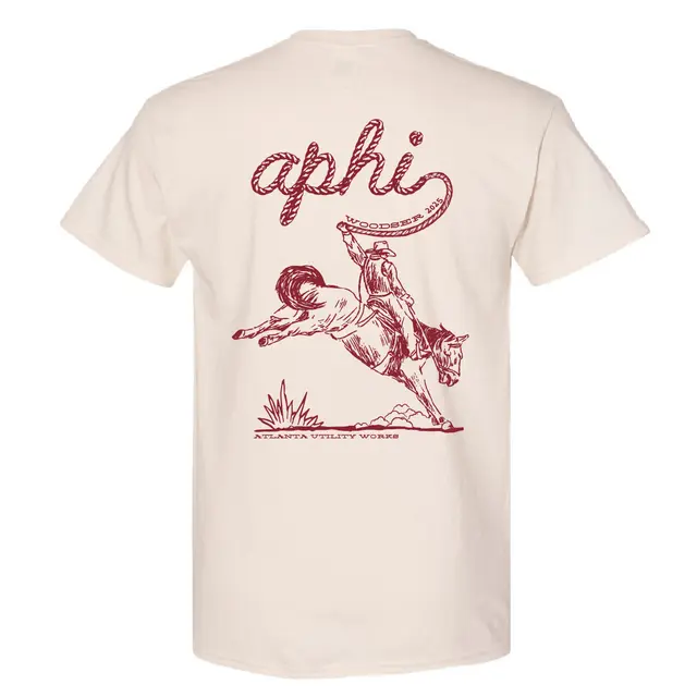 Alpha Phi Rope Cowboy Woodser Shirt 2