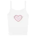 Zeta Tau Alpha Pearl Heart Design Rush & Bid Tank 2