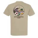 Environmental Club Ocean Wave Illustration with Sunset PR Shirt 2