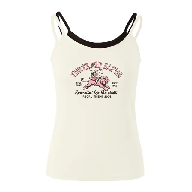 Theta Phi Alpha Rodeo Cowgirl Lion Rush Tank 2