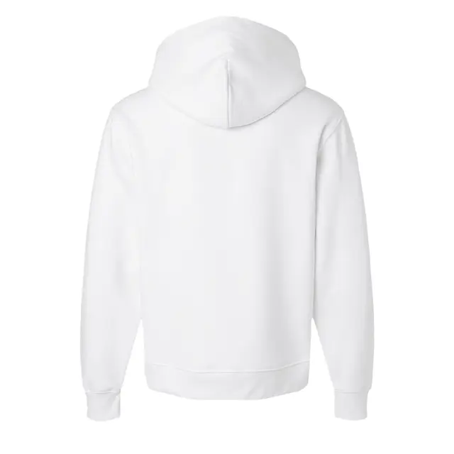 Bella + Canvas Unisex 10-Ounce Heavyweight Pullover Hoodie White Back
