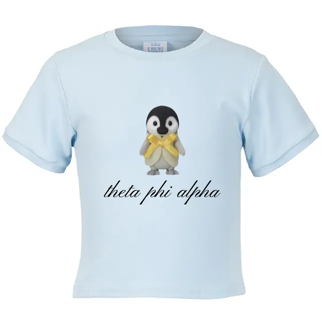 Theta Phi Alpha Penguin with Bow PR Shirt 2