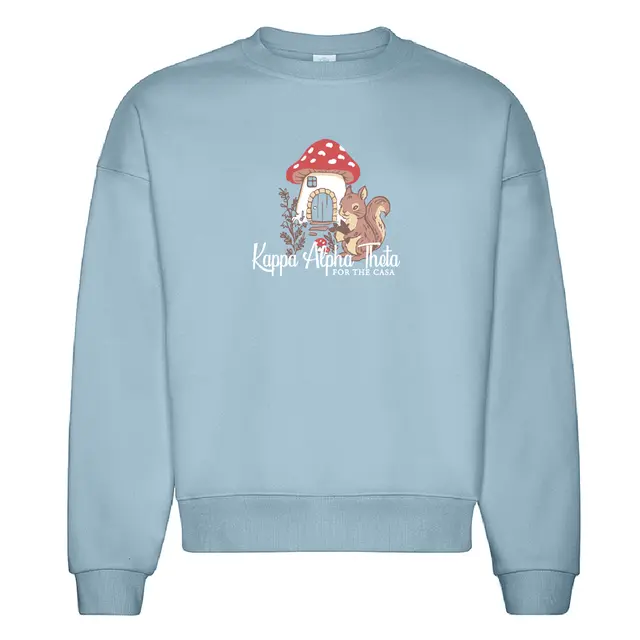 Kappa Alpha Theta Squirrel and Mushroom Philanthropy Crewneck 2