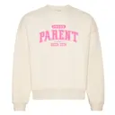 Delta Zeta Pink Block Text Parent's Weekend Sweater 2