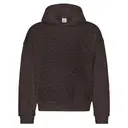 Fresh Prints FP109 Leopard Print Heavy weight Hoodie Chocolate Front