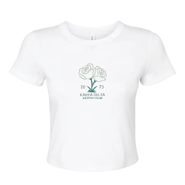 Kappa Delta Rose Sketch Big Little Reveal Shirt 2