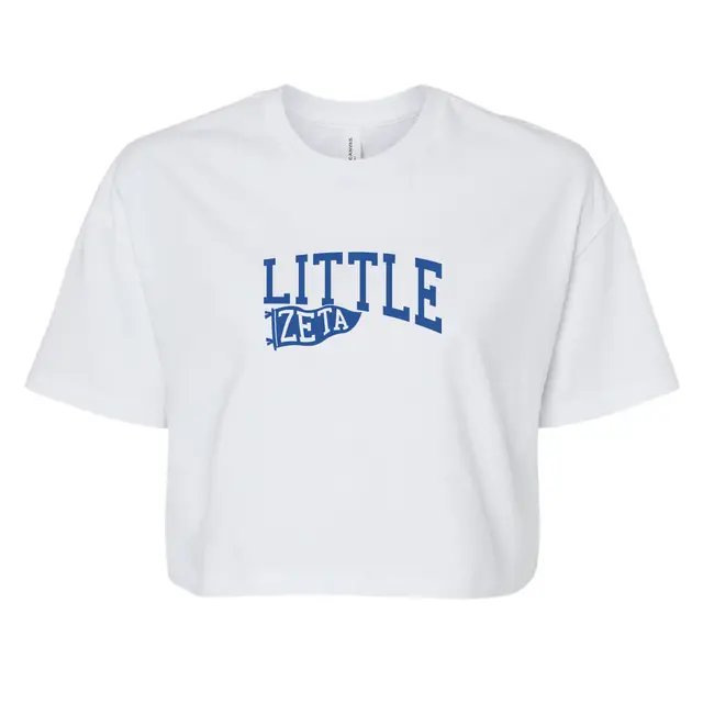 Zeta Tau Alpha Little Banner Text Big Little Reveal Shirt 2