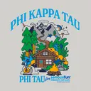 Phi Kappa Tau Cabin Illustration Philanthropy Sweater