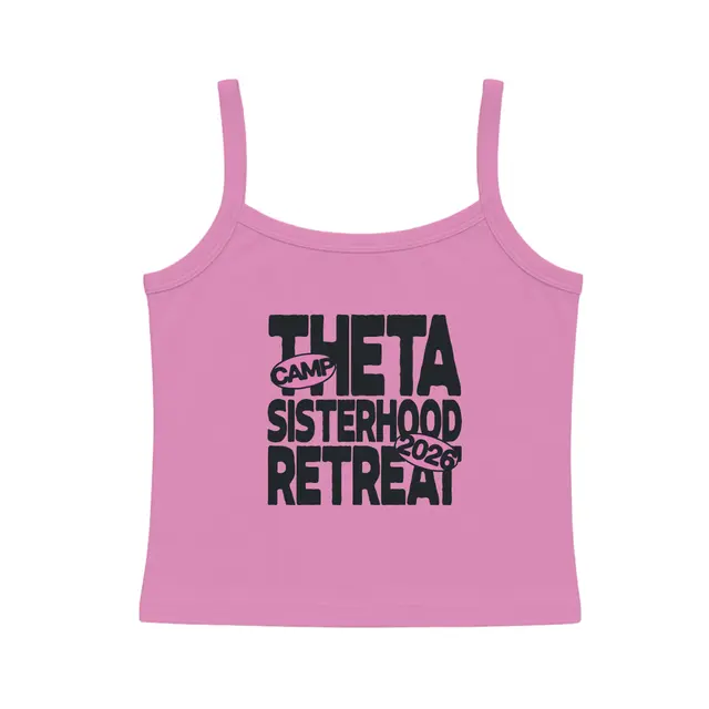 Kappa Alpha Theta Stacked Block Lettering Retreat Tank 2