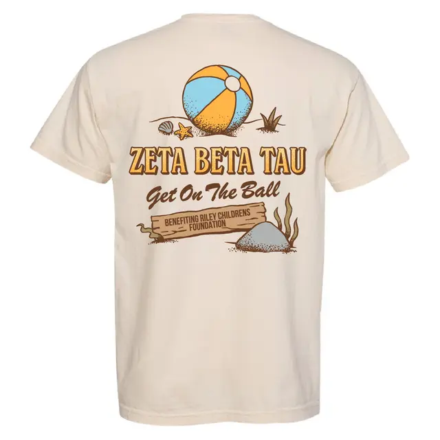 Zeta Beta Tau Beach Ball Philanthropy Shirt 2