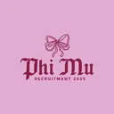 Phi Mu Elegant Bow Graphic Recruitment Shirt