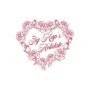 Sigma Kappa Rose Heart Holiday Party Crewneck