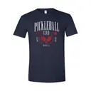 Pickleball Club Vintage Paddles Crest PR Shirt 2
