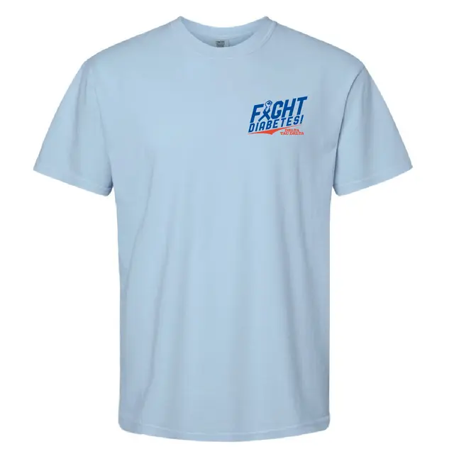 Delta Tau Delta Bold Lettering Fight Diabetes Shirt 2