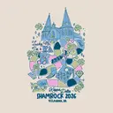 Kappa Delta Cute Campus Illustration Philanthropy Shirt