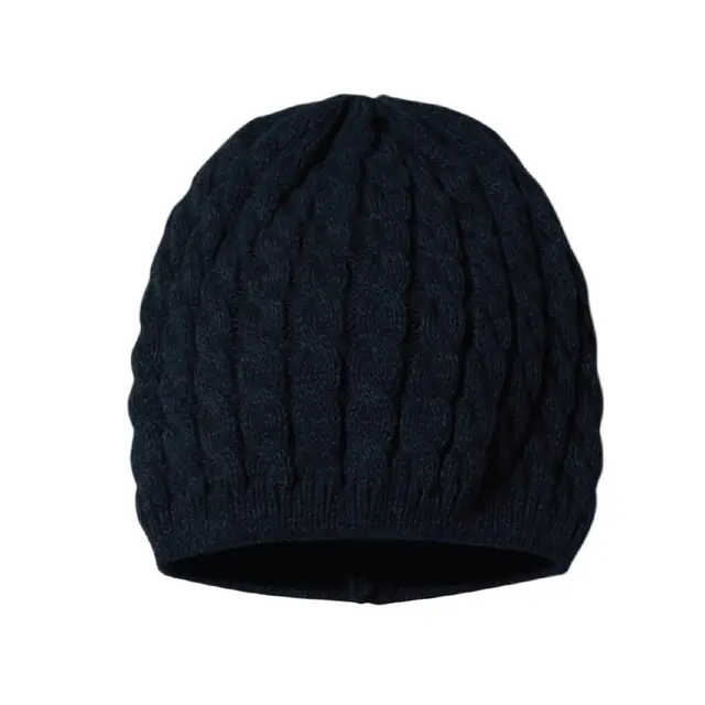 Richardson Cable Knit Beanie 138 Black Front