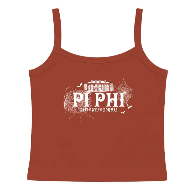 Pi Beta Phi Spooky Mansion Illustration Formal Tank 2