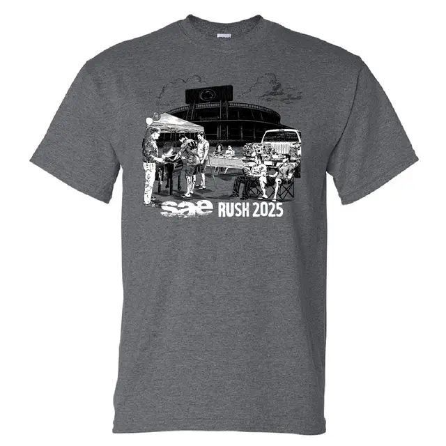 Sigma Alpha Epsilon SAE Tailgate Scene Rush Shirt 2