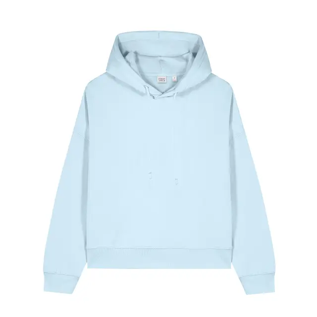 Stanley/Stella Women’s Stella Nora Hooded Sweatshirt Blue Ice Front