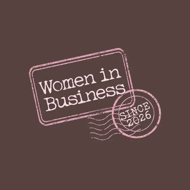 Women in Business Stamp Graphic PR Crewneck
