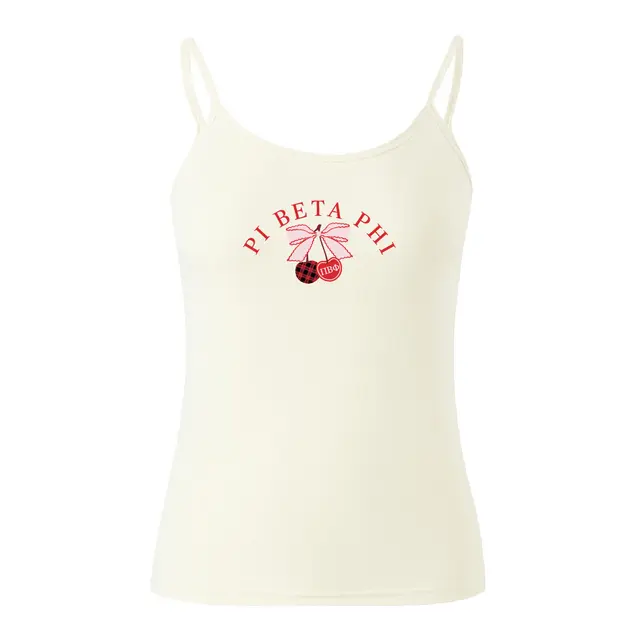 Pi Beta Phi Cherry Illustration Rush Tank 2