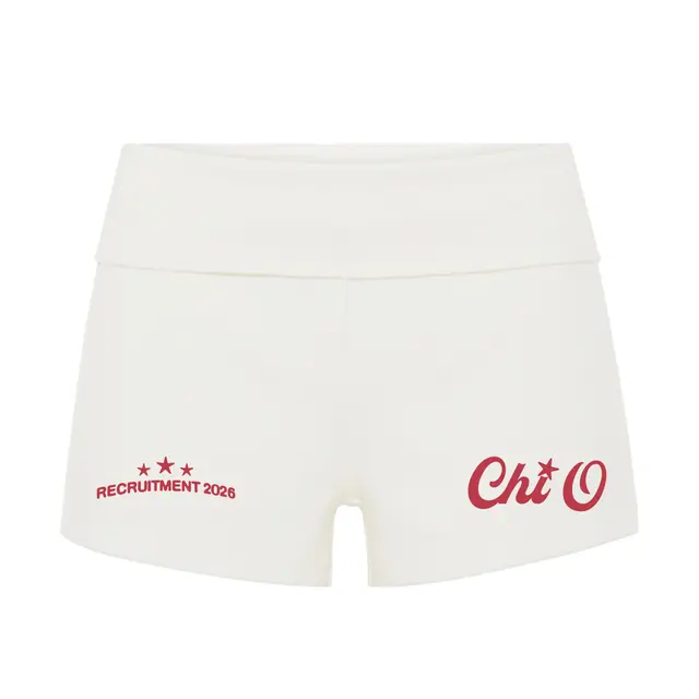 Chi Omega Star Graphic Rush Shorts 2