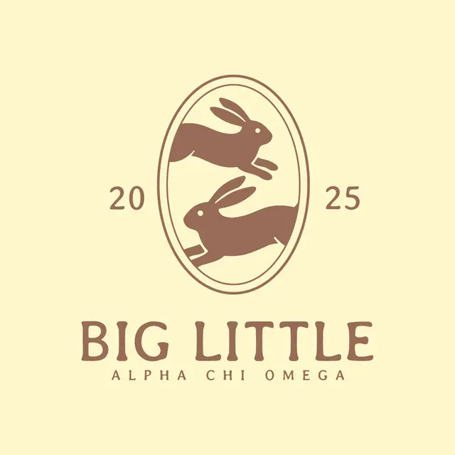 Alpha Chi Omega Running Rabbits Big Little Reveal Tank