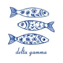 Delta Gamma Floral Fish PR Tank