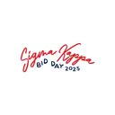 Sigma Kappa Red Script Bid Day Shirt